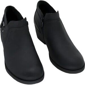 Clarks Charleton Grace Buckle Ankle Booties Black Women's US 7M